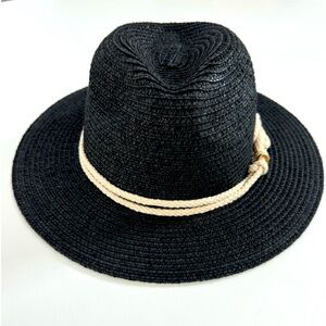Magid black rope accent hat